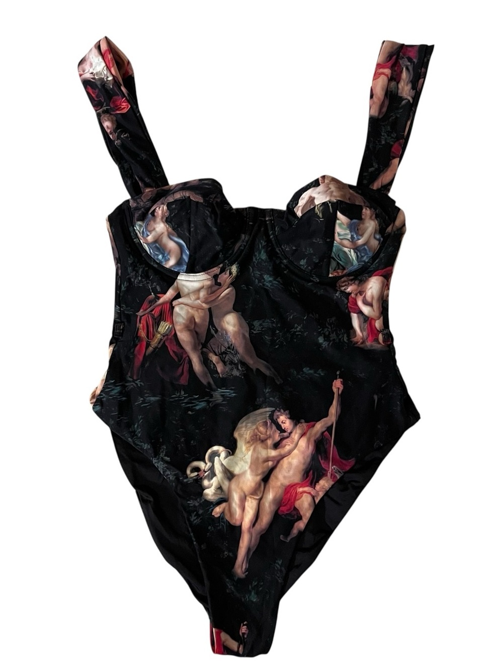 WeWoreWhat Painted Angels Vintage Danielle One-Piece Swimsuit — Size Small - Picture 13 of 16